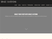 Tablet Screenshot of gracecatering.com